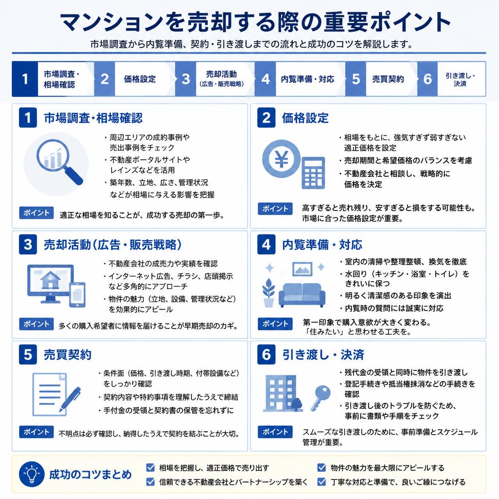 マンション売却のポイント