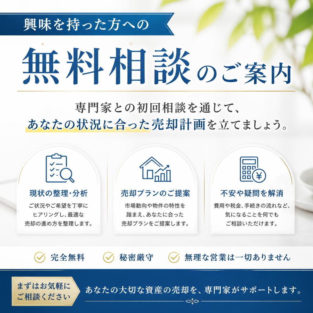 無料相談の案内